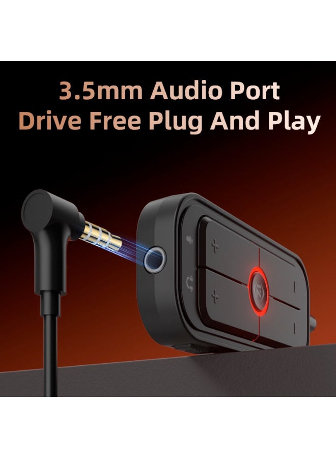 piva GS10 Sound Card Type-C to USB Controller for Clear Sound with 3.5 AUX Port and Microphone Controls Three EQ Adjustments and Mic and Headphone Volume Adjustment - Image 3
